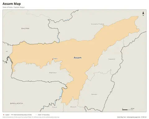Assam Map