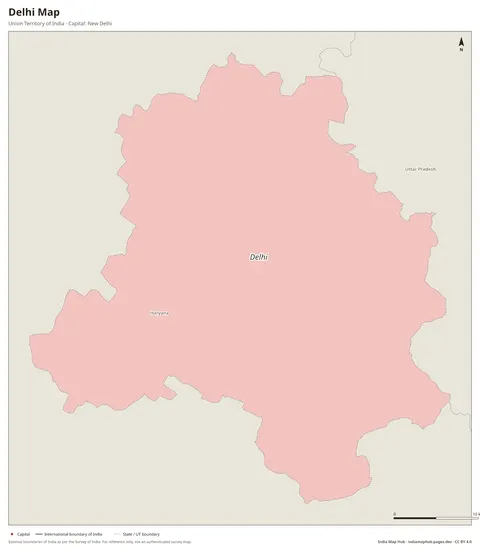 Delhi Map