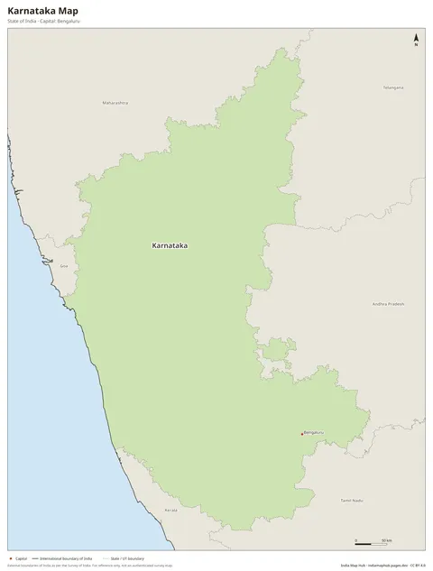 Karnataka Map