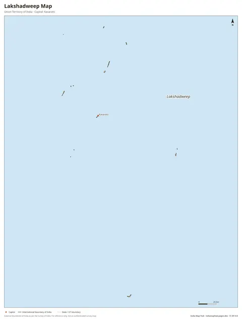 Lakshadweep Map