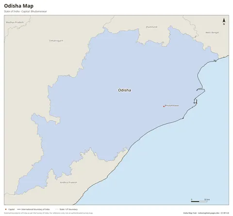 Odisha Map