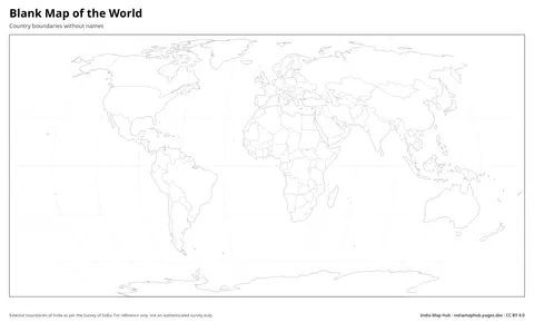 Blank World Map